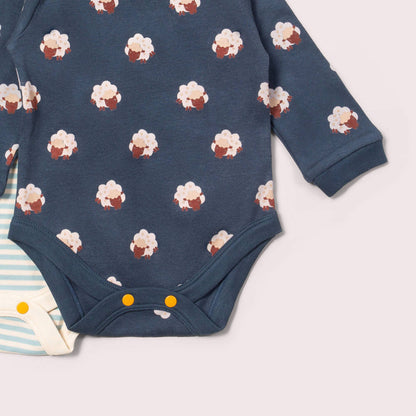 Sleeping Sheep Baby Bodysuit 2 Pack
