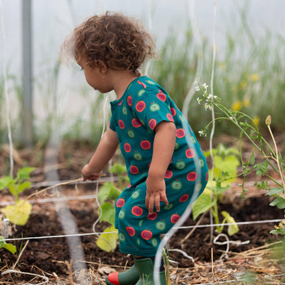 Apple Picking Organic Romper