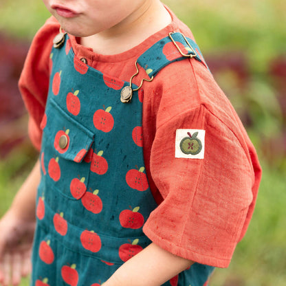 Apple Dungaree Shorts