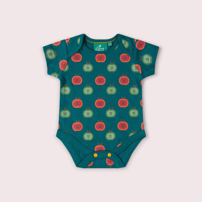 Apple Picking Organic Baby Bodysuit 2 Pack