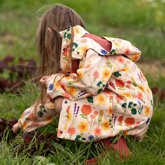 Flower Meadow Recycled Waterproof Raincoat